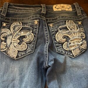 Miss me distressed Jeans size 25 boot
